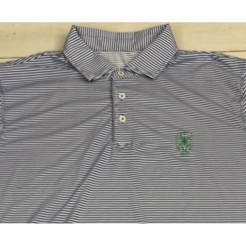 B Draddy Sport Polo Shirt Mens Large Country Club Of Detroit Logo